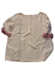 Vorschaubild 3 von Damen Bluse Weiß Gr. 40 L 3, 4-Arm Streifen Casual