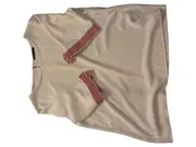 Vorschaubild 1 von Damen Bluse Weiß Gr. 40 L 3, 4-Arm Streifen Casual