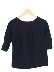 Vorschaubild 1 von Damen Pullover Gr. 36/S Blau Casual 3/4-Arm Baumwoll-Mix
