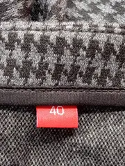 Vorschaubild 4 von Damen Freizeitkleid Gr. 40/L Grau Grafisch Klassisch