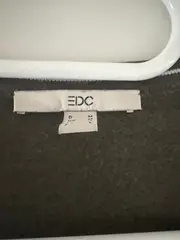 Vorschaubild 3 von EDC Damen Pullover V-Ausschnitt Langarm Gr. 38/M Casual Oliv