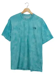 Vorschaubild 1 von Herren T-Shirt Outdoor Türkis Gr. 50/L Abstrakt Logo-Print