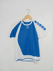 Vorschaubild 2 von Sport Shirt Kinder Gr. 164 Blau Weiß Polyester