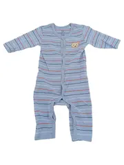 Vorschaubild 1 von Baby Body gestreift Tiermotive Baumwolle Mehrfarbig Gr. 56