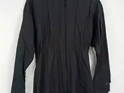 Vorschaubild 3 von mng Damen Blusenkleid Schwarz Viskose Gr. XS Casual