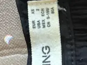 Vorschaubild 5 von mng Damen Blusenkleid Schwarz Viskose Gr. XS Casual