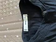 Vorschaubild 4 von mng Damen Blusenkleid Schwarz Viskose Gr. XS Casual