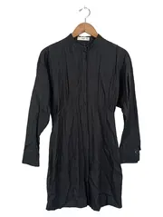 Vorschaubild 1 von mng Damen Blusenkleid Schwarz Viskose Gr. XS Casual