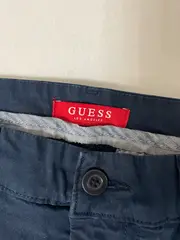 Vorschaubild 2 von Herren Chino Hose Blau W33/L31 Gr. 50 Baumwolle Casual