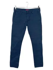 Vorschaubild 1 von Herren Chino Hose Blau W33/L31 Gr. 50 Baumwolle Casual