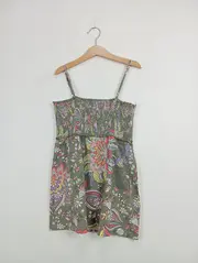 Vorschaubild 2 von Kinder Sommerkleid Gr. 152 Blumenmuster Casual Mehrfarbig