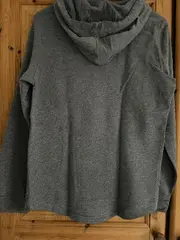 Vorschaubild 2 von Herren Hoodie Kapuzenpullover Logo-Print Grau Gr. S California