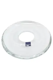 Vorschaubild 1 von Teelichthalter Modern Glas Transparent Kreis 19 cm