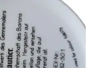 Vorschaubild 4 von Sammelteller Die Spinnerinnen Porzellan Mehrfarbig 3905 A