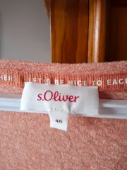 Vorschaubild 3 von Damen T-Shirt Orange Meliert Kurzarm Gr. 46 Freizeit Casual