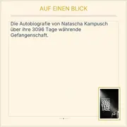 Vorschaubild 2 von Natascha Kampusch 3096 Tage Autobiografie Gefangenschaft Ullstein TB