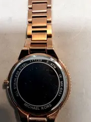 Vorschaubild 3 von Damen Armbanduhr MK-6551 Roségold Edelstahl Strass