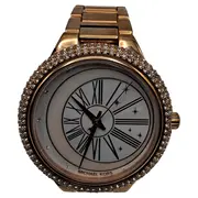 Vorschaubild 2 von Damen Armbanduhr MK-6551 Roségold Edelstahl Strass