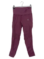 Vorschaubild 1 von Oceans Apart Damen Leggings Lila M Sportlich Lochmuster
