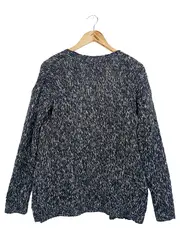 Vorschaubild 2 von Damen Strickjacke Blau Meliert Gr. 32/XS Casual