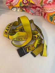 Vorschaubild 4 von Industrial Belt Gürtel Gelb Schwarz 200cm Streetwear
