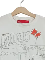 Vorschaubild 2 von Herren T-Shirt Pacific Beach Los Angeles Weiß Gr. S
