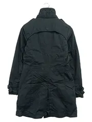 Vorschaubild 2 von Trenchcoat Damen Gr. 36/S Schwarz Klassisch Elegant Baumwolle