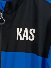 Vorschaubild 3 von Trainingsjacke KAS Aufdruck Kinder Gr. M Blau Schwarz Sport