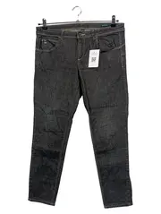 Vorschaubild 1 von BENETTON Damen Skinny Fit Jeans Schwarz Gr. W33 L27 Baumwolle