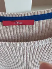 Vorschaubild 4 von Damen Pullover Strickmuster Beige Gr. 40 L Freizeit Casual