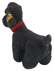 Vorschaubild 2 von Kuscheltier Hund Schwarz Vintage Nostalgisch Stofftier 13cm