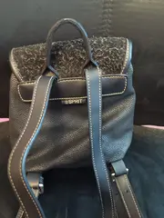 Vorschaubild 3 von Damen Umhängetasche Schwarz Casual mit Fellbesatz