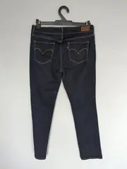 Vorschaubild 3 von Damen Jeans Slim Fit Hose Blau Gr. W30 Casual