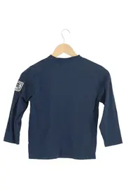 Vorschaubild 2 von Kinder Sweatshirt Blau Gr. 128 Casual Sportlich Schriftzug Logo-Print