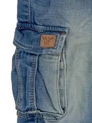 Vorschaubild 2 von Cargohose Jeans Kinder Gr. 86 Blau Jogger Cargo