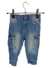 Vorschaubild 1 von Cargohose Jeans Kinder Gr. 86 Blau Jogger Cargo