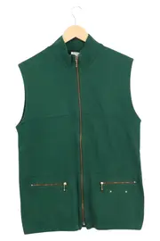 Vorschaubild 1 von Damen Leichte Weste Gr. 38/M Grün Baumwolle Elegant Casual