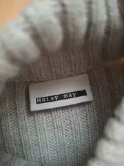 Vorschaubild 6 von Damen Pullover Rippstrick Langarm Grau Gr. S/36