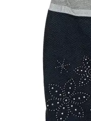 Vorschaubild 4 von Damen Cocktailkleid XL Schwarz Modern Florales Muster