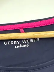 Vorschaubild 6 von Damen T-Shirt Blau Gr. 38 mit Spitze Casual