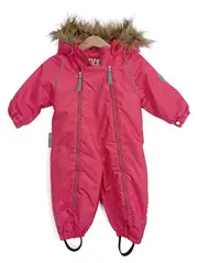 Vorschaubild 1 von Schneeanzug Gr. 74 Pink Fellkapuze Baby Winter