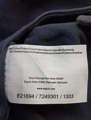 Vorschaubild 4 von Damen Sweatjacke Gr. 36/S Blau Klassisch Bolero mit Schleife