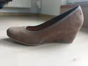 Vorschaubild 8 von Keilpumps Damen Gr. 38 Braun Leder Touch it Wedge