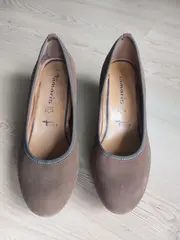 Vorschaubild 10 von Keilpumps Damen Gr. 38 Braun Leder Touch it Wedge