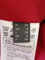 Vorschaubild 4 von Damen Freizeitkleid Gr. 34/XS Rot Elegant Blumenmuster ärmellos