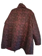 Vorschaubild 2 von Steppjacke Damen Gr. 54 Rot Schwarz Winterjacke Polyamid