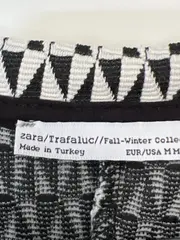 Vorschaubild 6 von Damen Freizeitkleid Gr. 38/M Schwarz Weiß Geometrisch Muster Casual