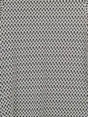 Vorschaubild 3 von Damen Freizeitkleid Gr. 38/M Schwarz Weiß Geometrisch Muster Casual