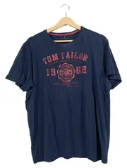 Vorschaubild 1 von Herren T-Shirt Blau Gr. 42/XXS Baumwolle Casual