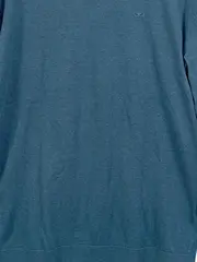 Vorschaubild 3 von Herren Pullover Blau Gr. 52/XL Baumwolle Casual Langarm